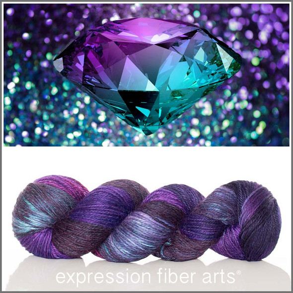 Pre-Order June Alexandrite 'ALPACA SILK' DK
